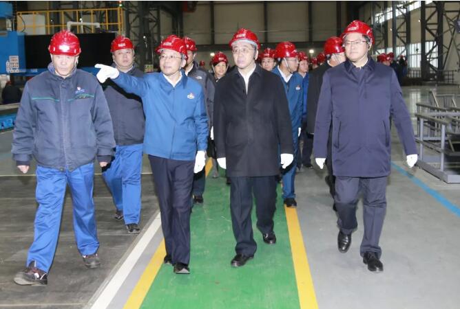 雷凡培、楊金成到渤船集團調研