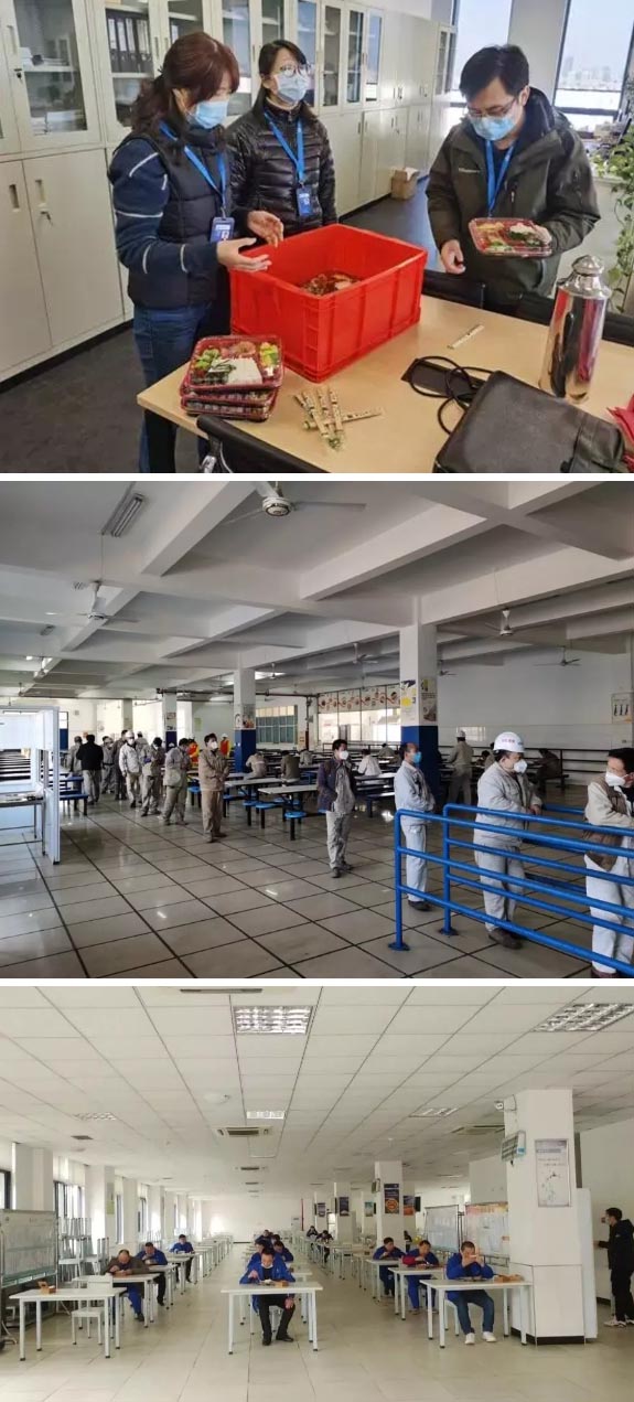 員工就餐：分開、分開、分開